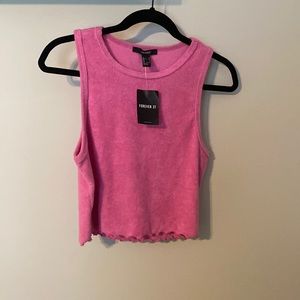 Pink forever 21 large tank top